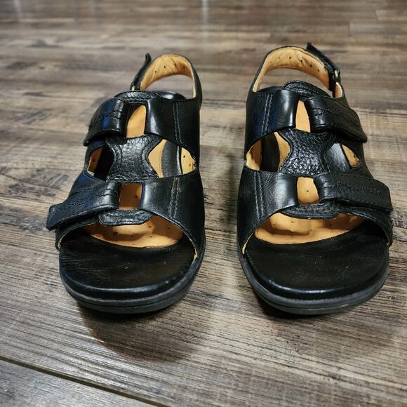 Pre-owned Clarks Unstructured Galley black size 7 SHLF - Picture 4 of 10